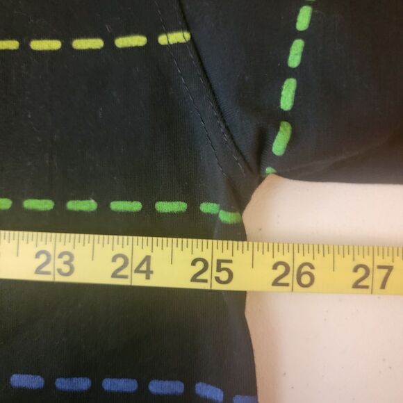 1928 for Disney Mens Size 2XL Multicolor Striped Cotton Y2K Polo - Picture 7 of 8